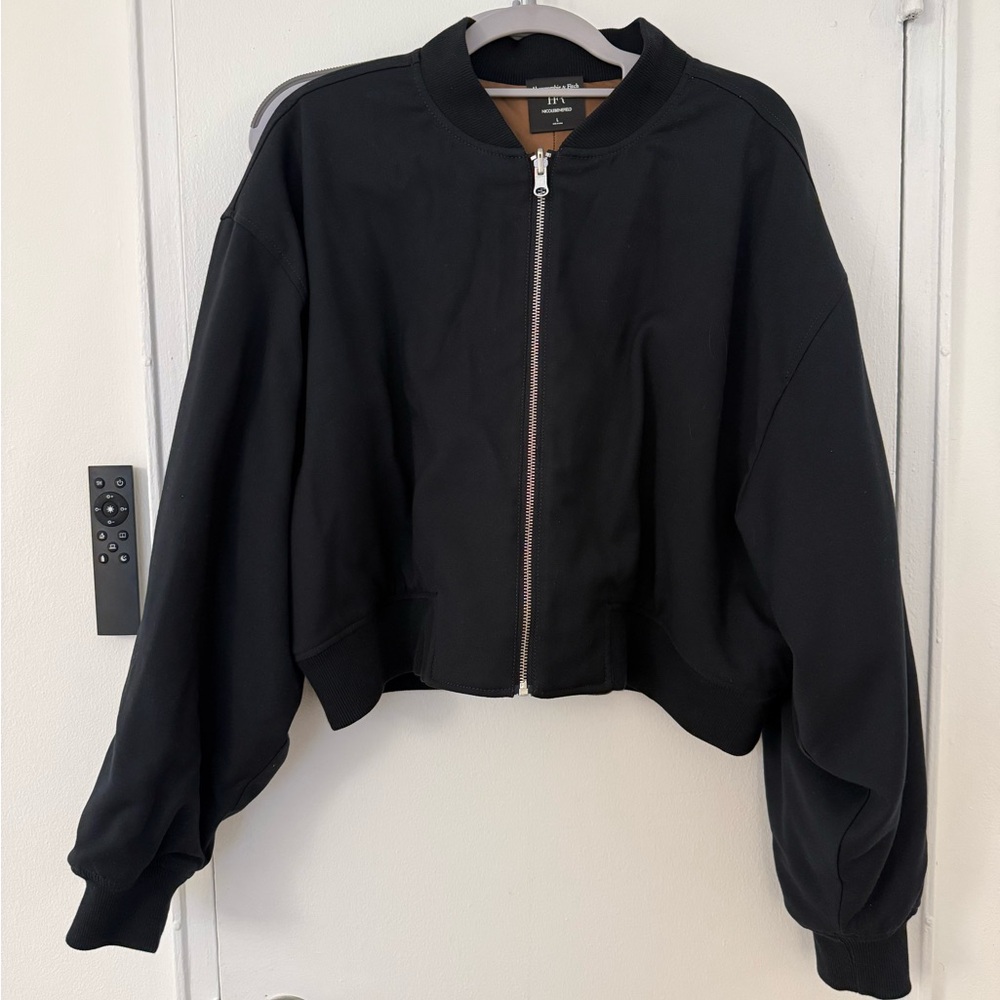 Abercrombie & Fitch Black Bomber Jacket